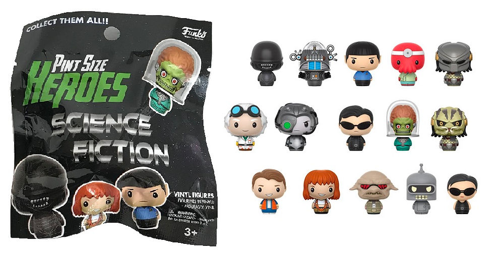 Pint Size Heroes Sci-Fi Mystery Blind Pack Mini Figures By Funko