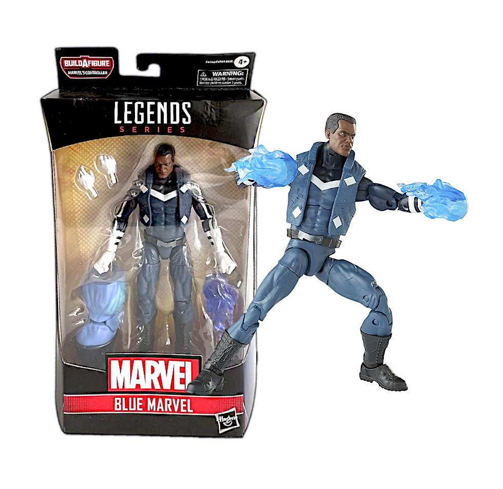 Marvel Legends Series Blue Marvel Action Figure Damaged Box