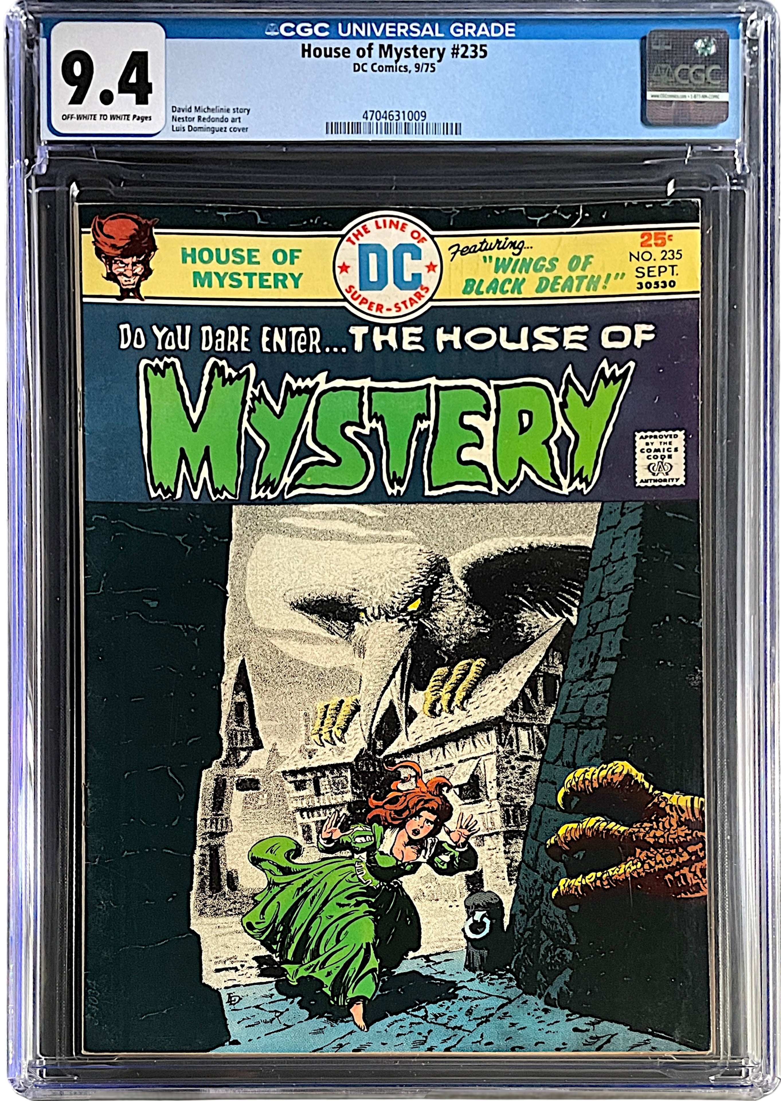 House of Mystery 235 CGC 9.4 OW to WH
