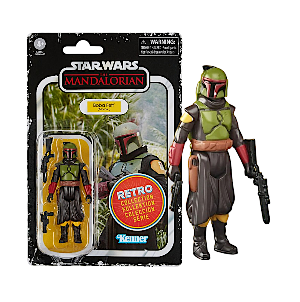 Star Wars Retro Collection Mandalorian Boba Fett Morak Action Figure