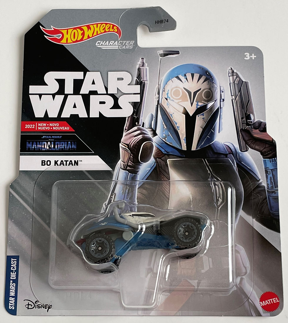 Thumbnail: Hot Wheels Character Cars Star Wars Mandalorian Bo Katan