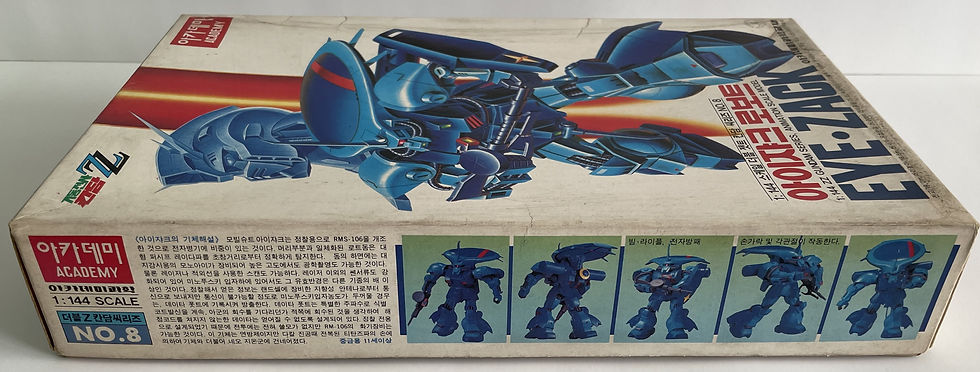 Thumbnail: 1980's Korean 1:44 ZZ Gundam Series Eye Zack Animation Scale Model