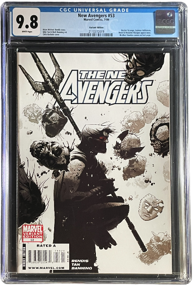 New Avengers 53 CGC 9.8 WH Variant Edition