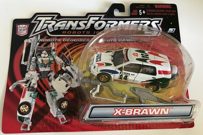 Thumbnail: 2001 Transformers Robots In Disguise Series Autobot Strong-Armed Fighter X-BRAWN