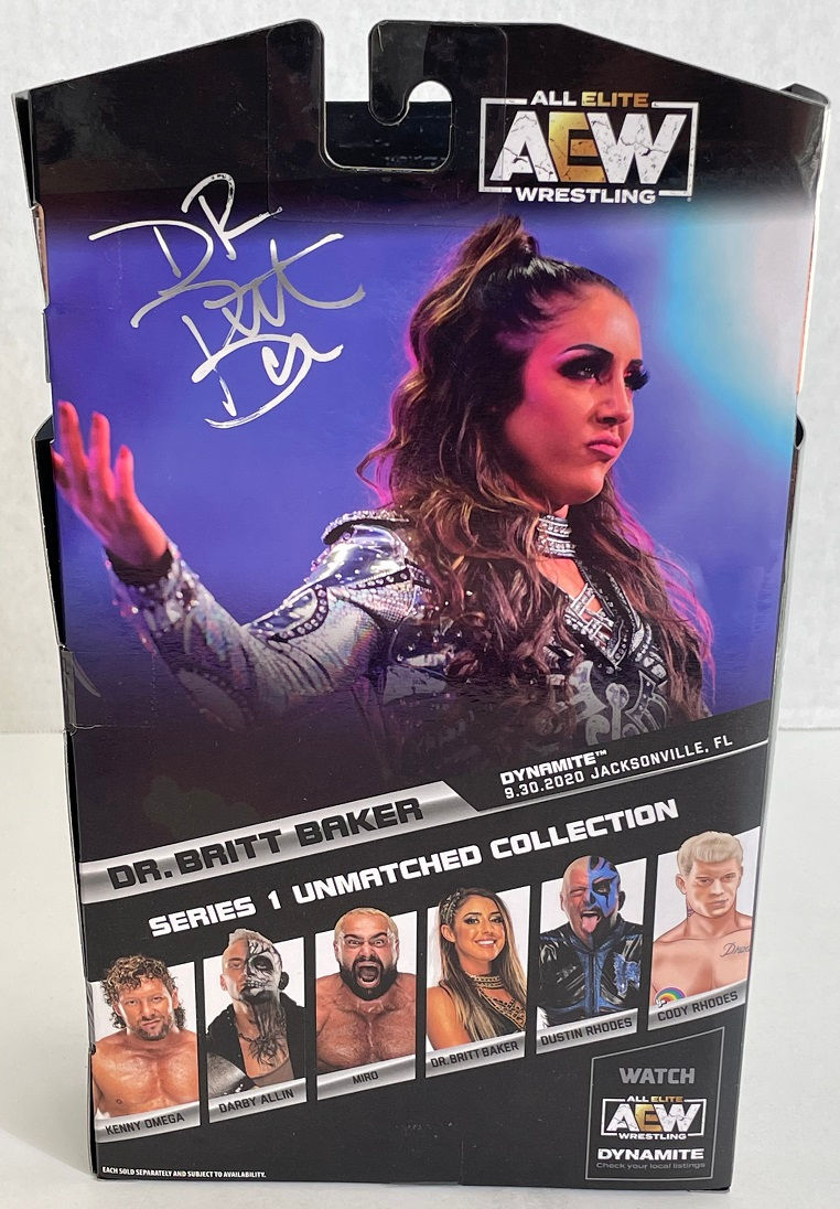 Thumbnail: AEW Unmatched Series 1 Dr. Britt Baker Wrestling Figure