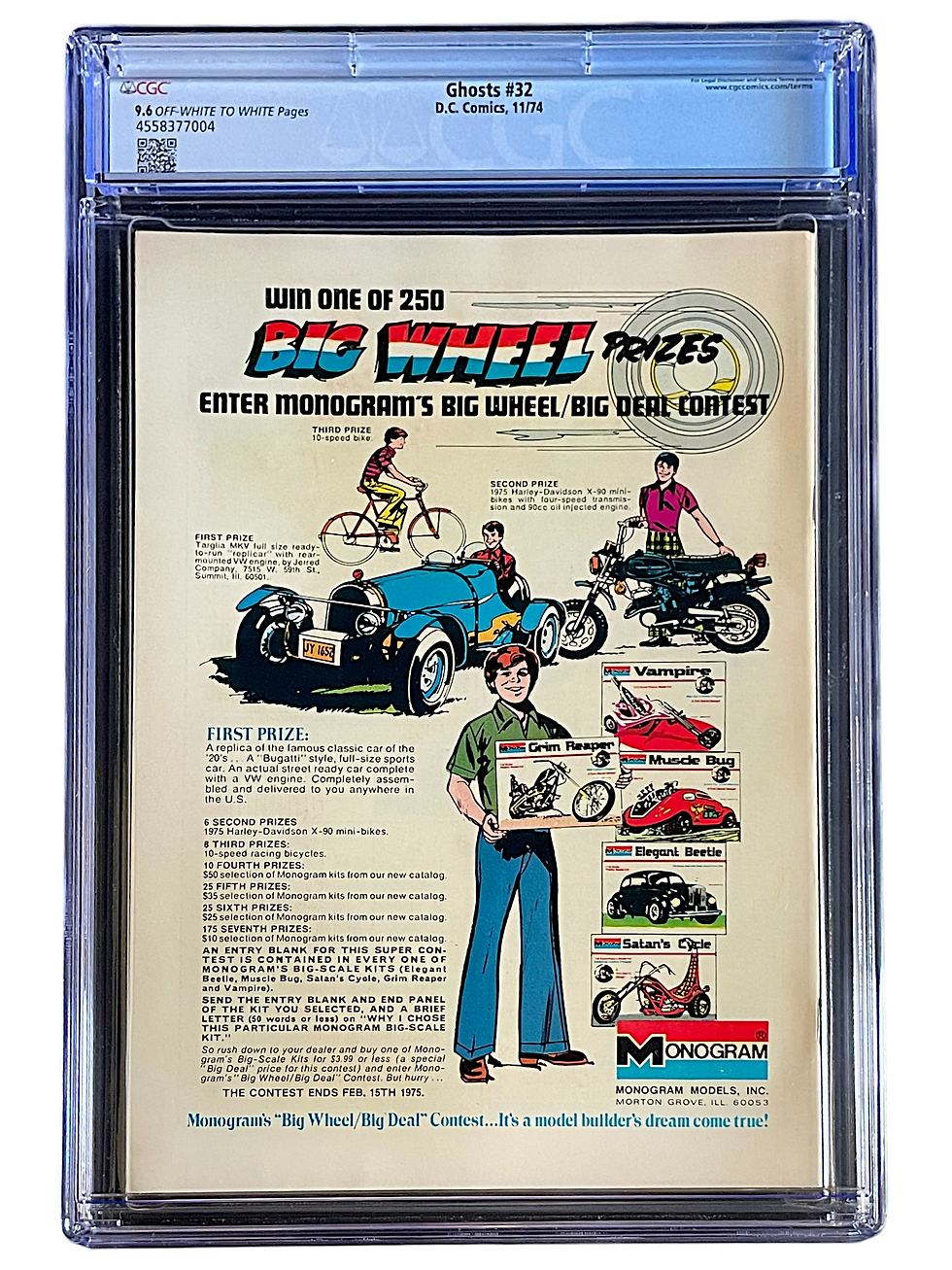 Thumbnail: Ghosts 32 CGC 9.6 OW to WH 1974
