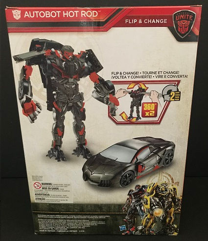 Thumbnail: Transformers The Last Knight Flip & Change Autobot Hot Rod Store Exclusive