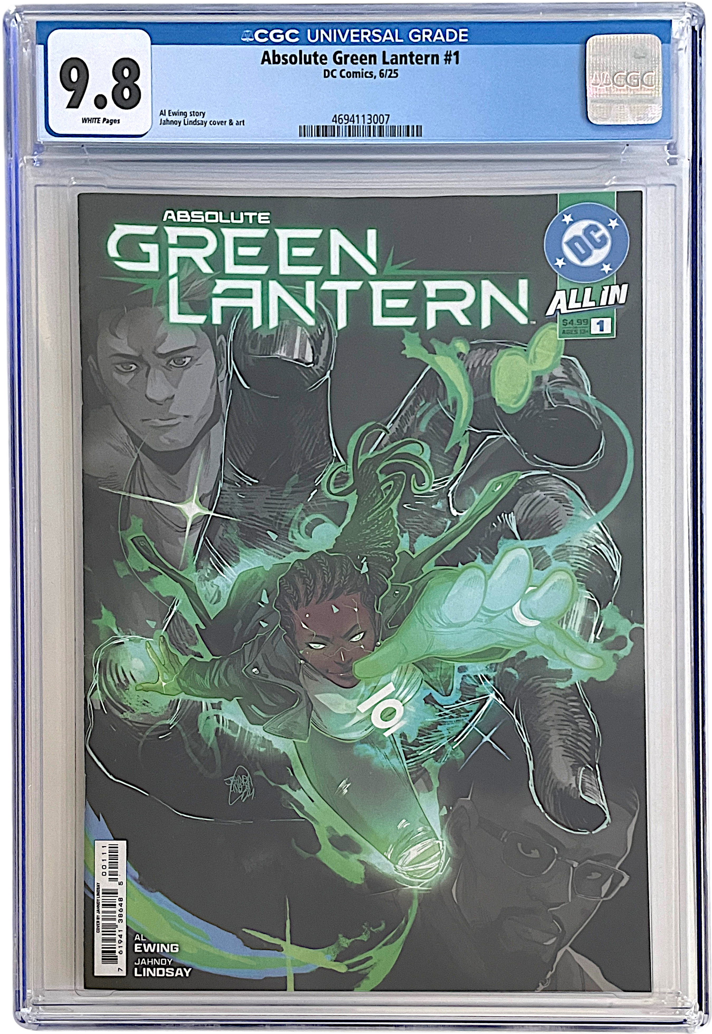 Absolute Green Lantern 1 CGC 9.8 WH