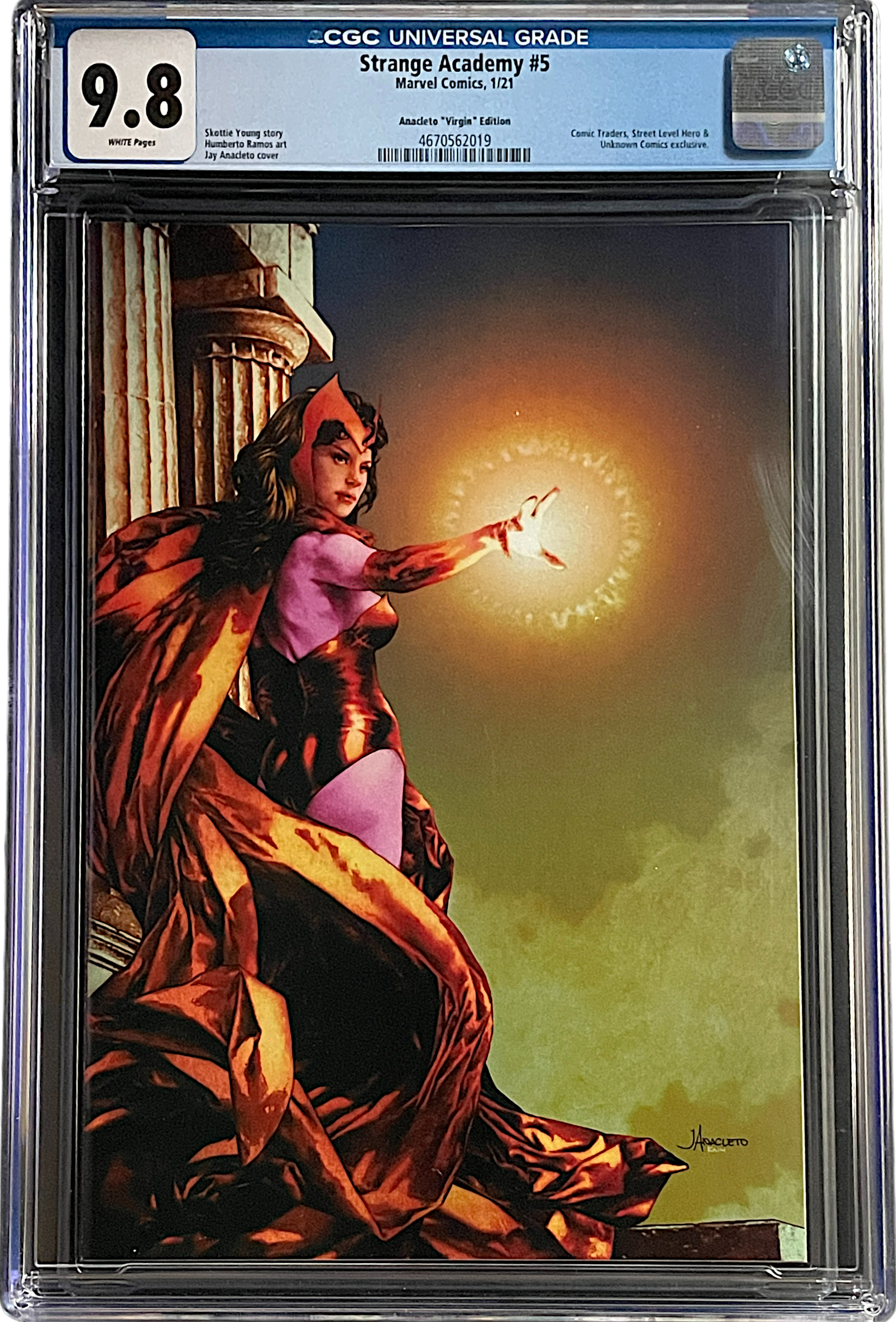 Strange Academy 5 Anacleto Virgin Edition CGC 9.8 WH