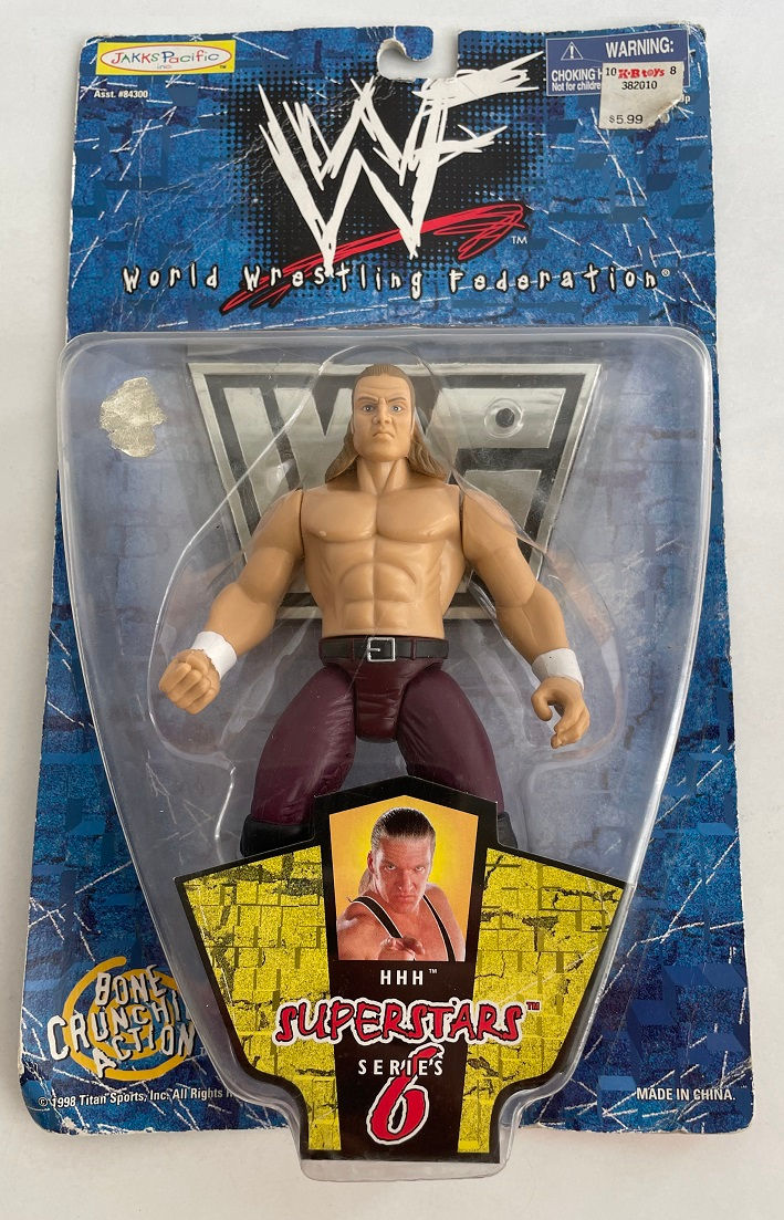 Thumbnail: 1998 WWF Superstars Series 6 HHH Bone Crunching Action Figure