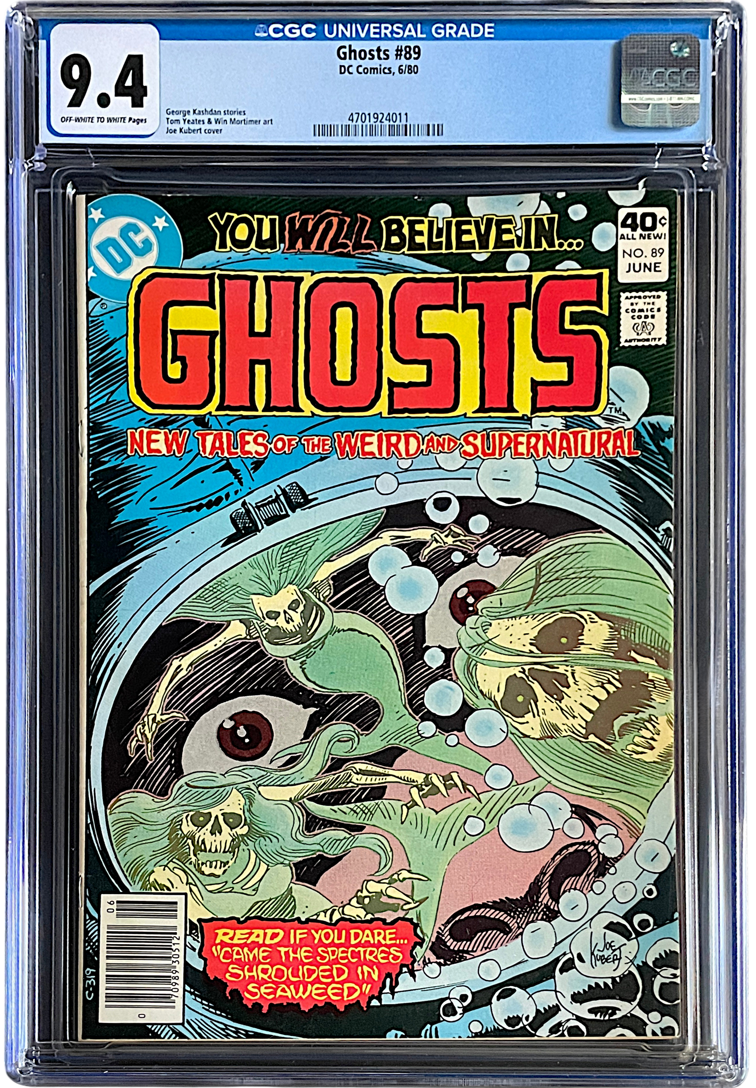 Ghosts 89 CGC 9.4 OW to WH