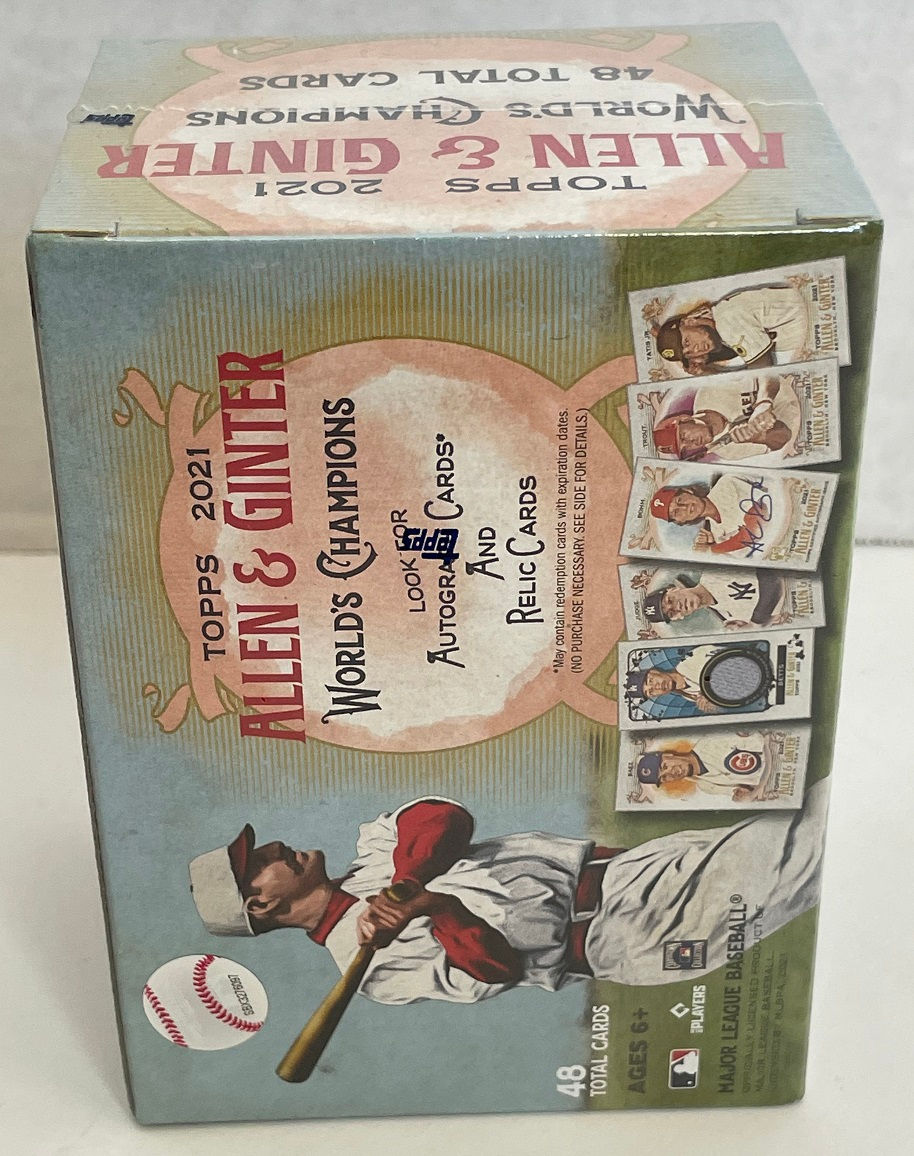 Thumbnail: 2021 Topps Allen & Ginter World’s Champions MLB Trading Card Blaster Box