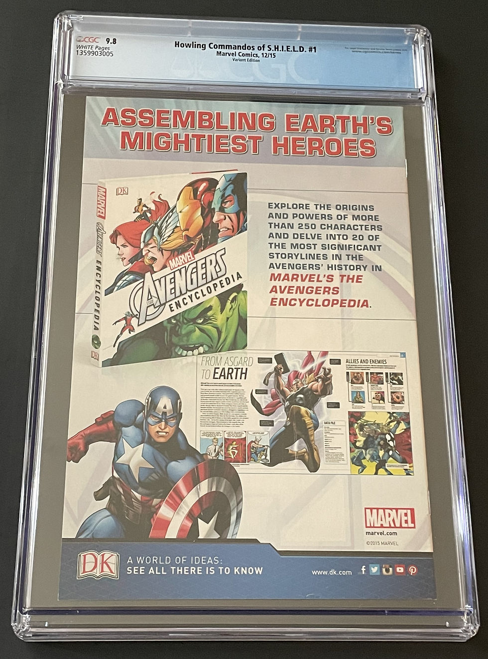 Thumbnail: Howling Commandos of Shield 1 CGC 9.8 WH Variant Edition