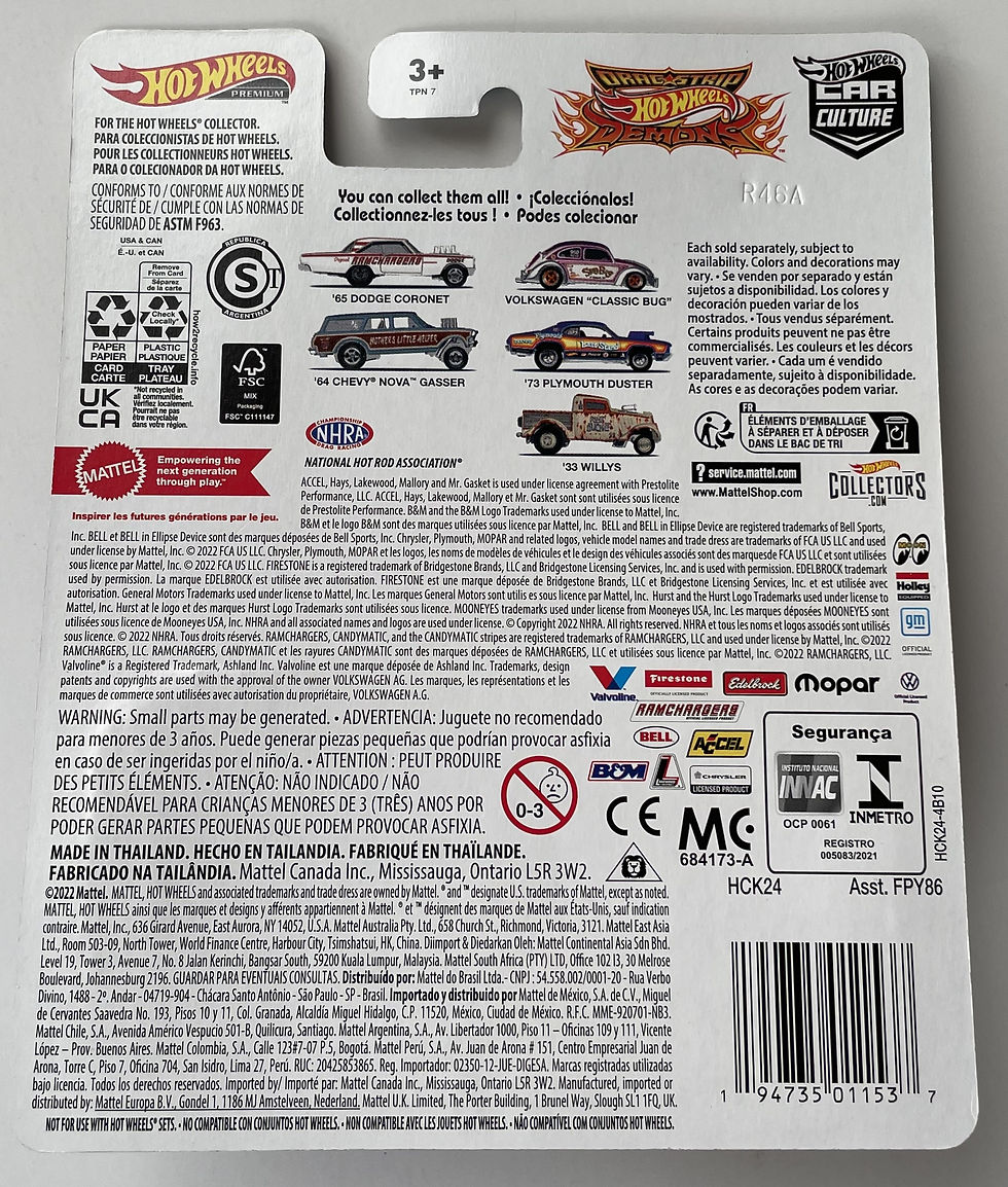 Thumbnail: Hot Wheels Premium Car Culture '65 Dodge Coronet