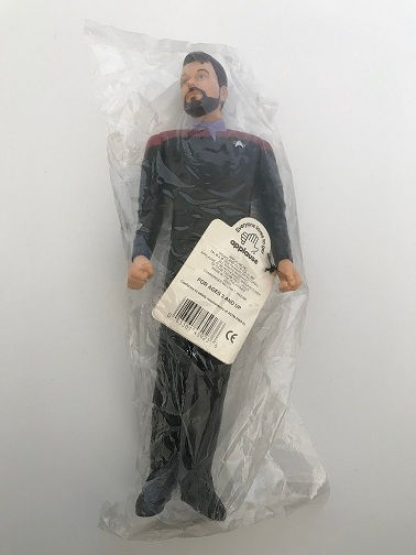 Thumbnail: 1994 Star Trek Generations William T Riker Vinyl Figure Doll