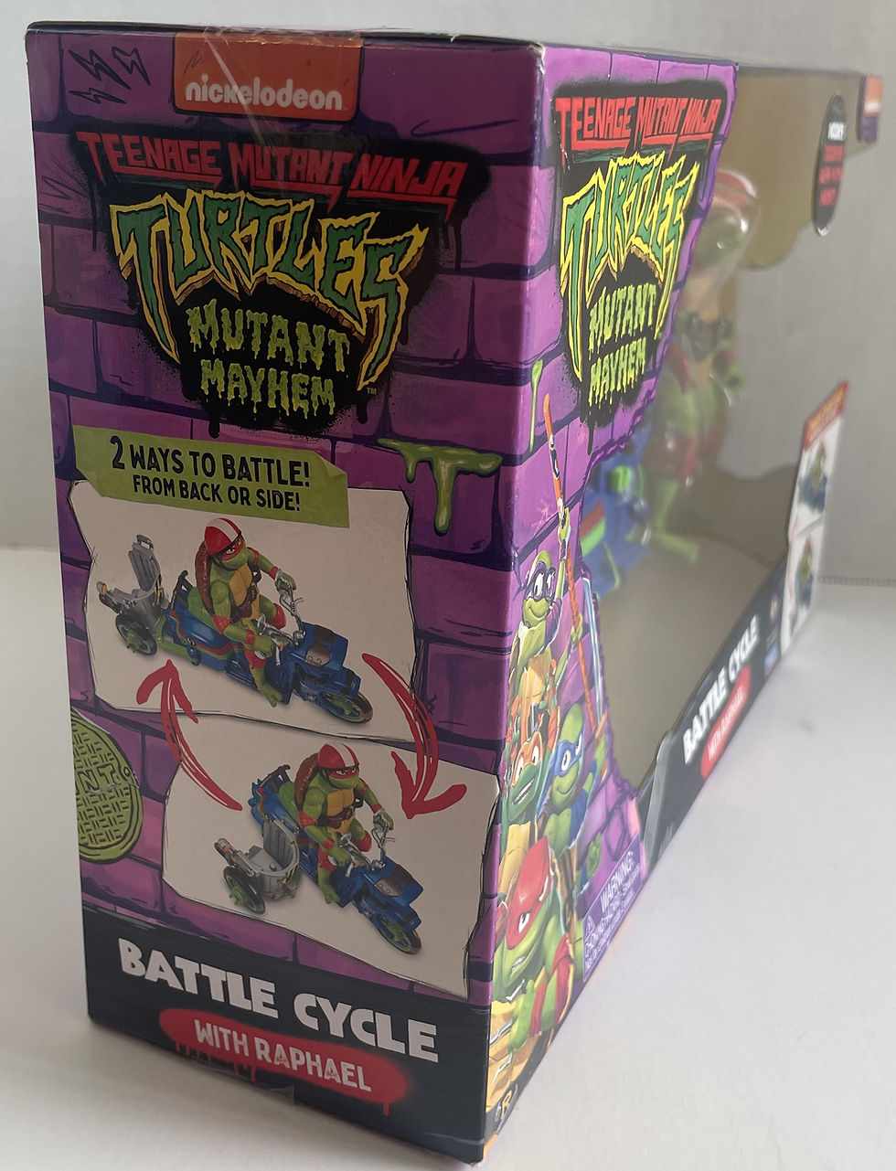 Thumbnail: Ninja Turtles Mutant Mayhem Battle Cycle with Exclusive Raphael Figure