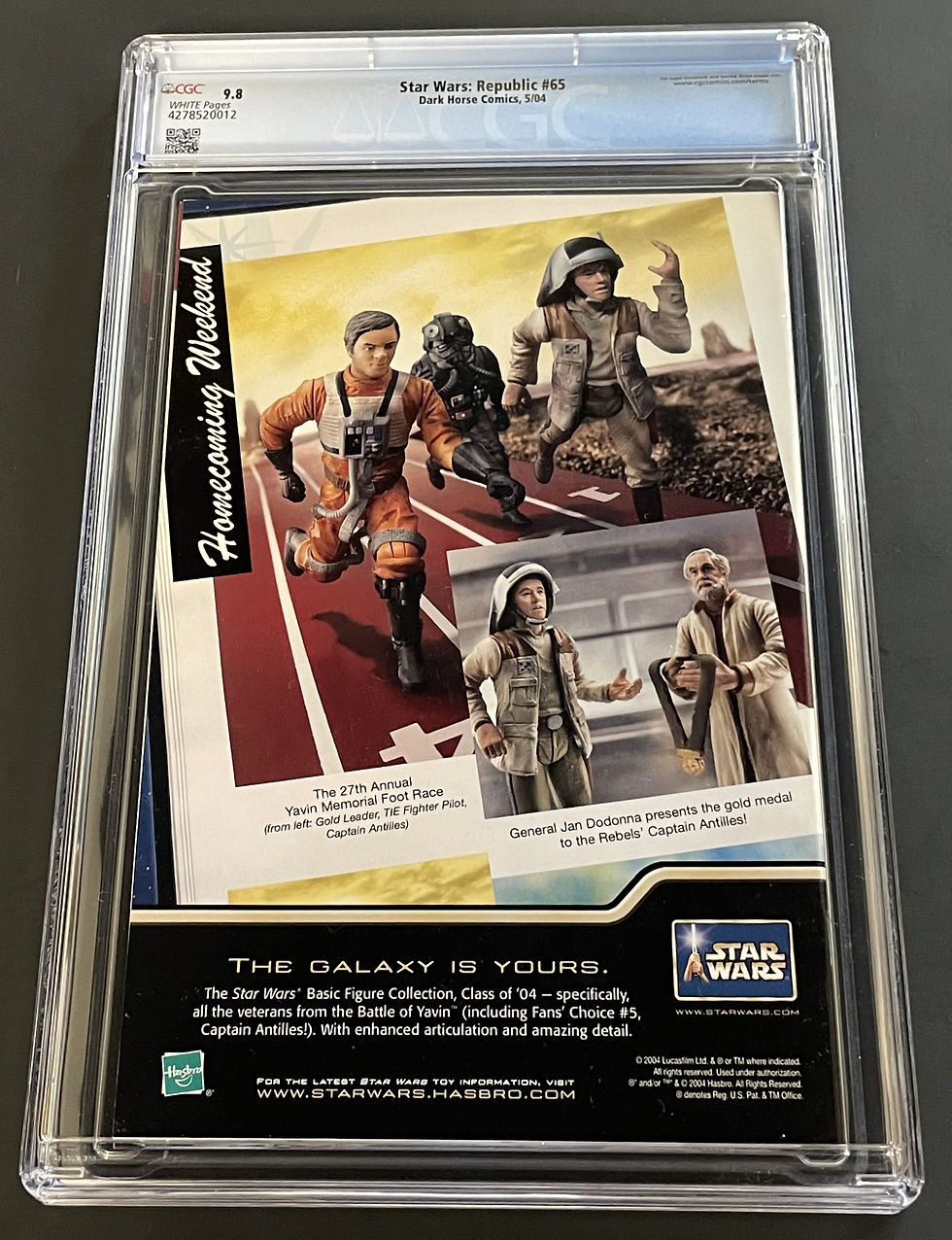 Thumbnail: Star Wars Republic 65 CGC 9.8 WH