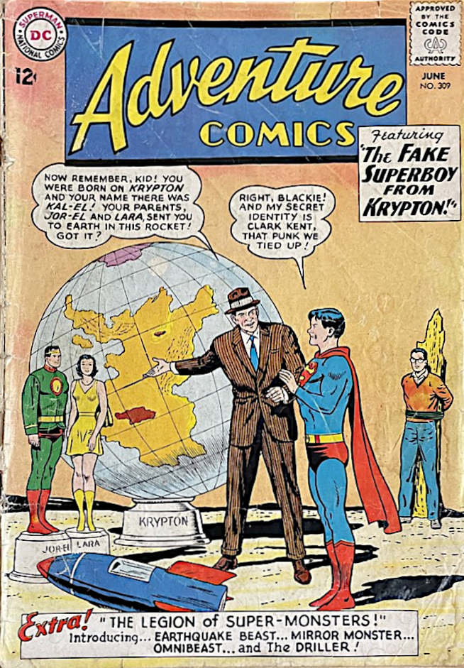 Adventure Comics 309 FN/GD Detached Cover