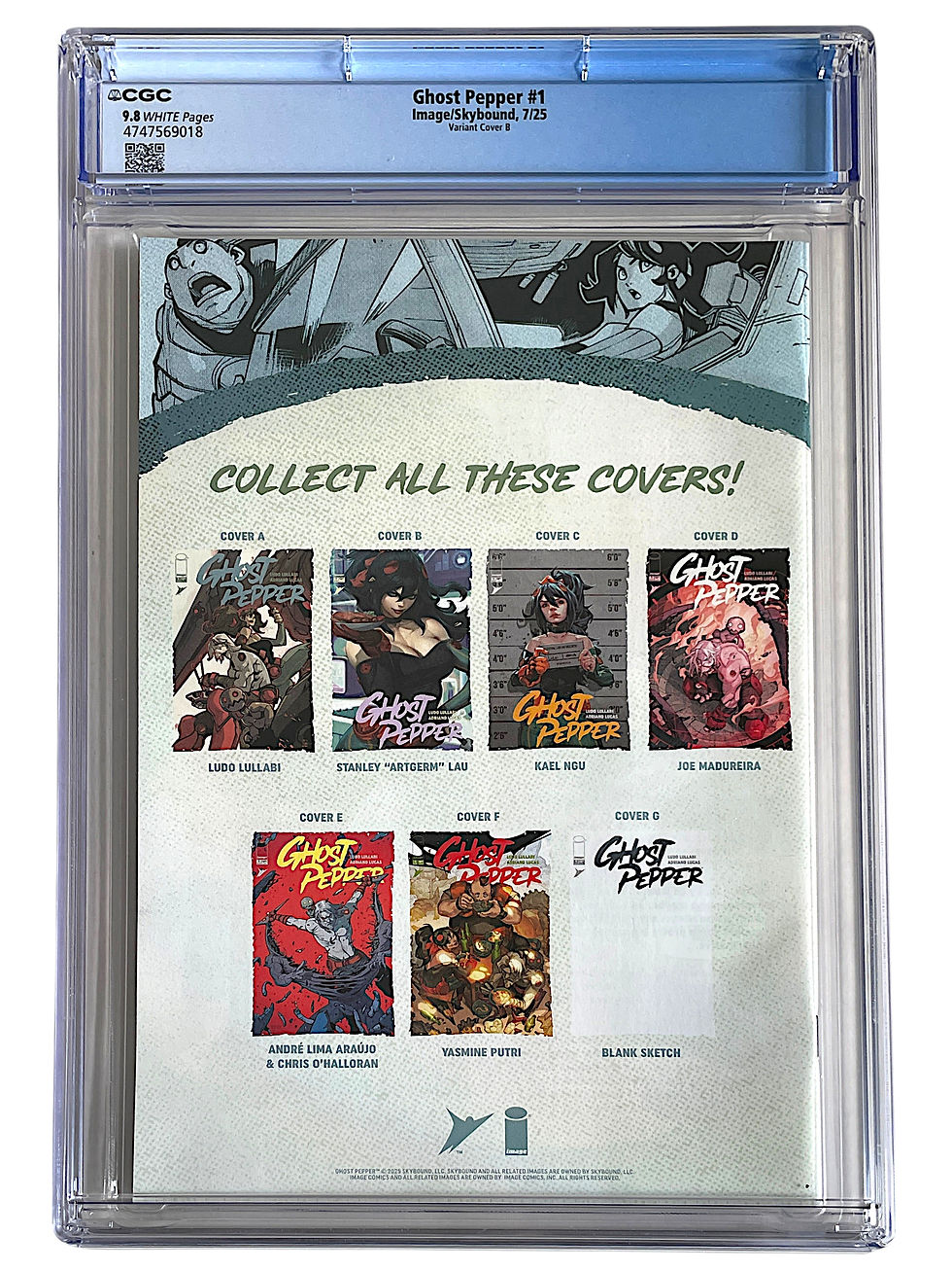 Thumbnail: Ghost Pepper 1 Artgerm Variant Cover B CGC 9.8 WH