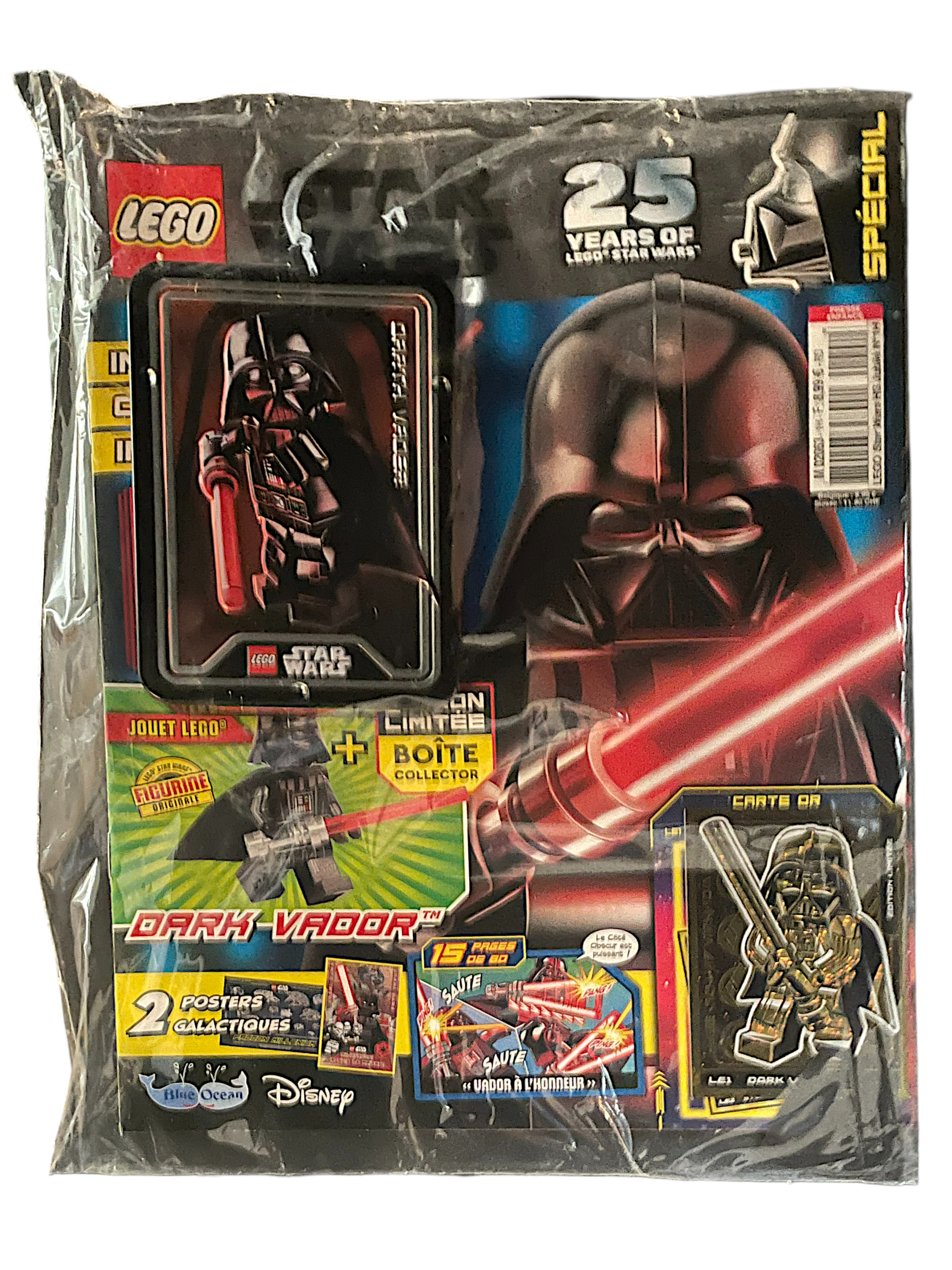 French Lego 25 Years Of Star Wars Special Darth Vader Magazine Sealed France