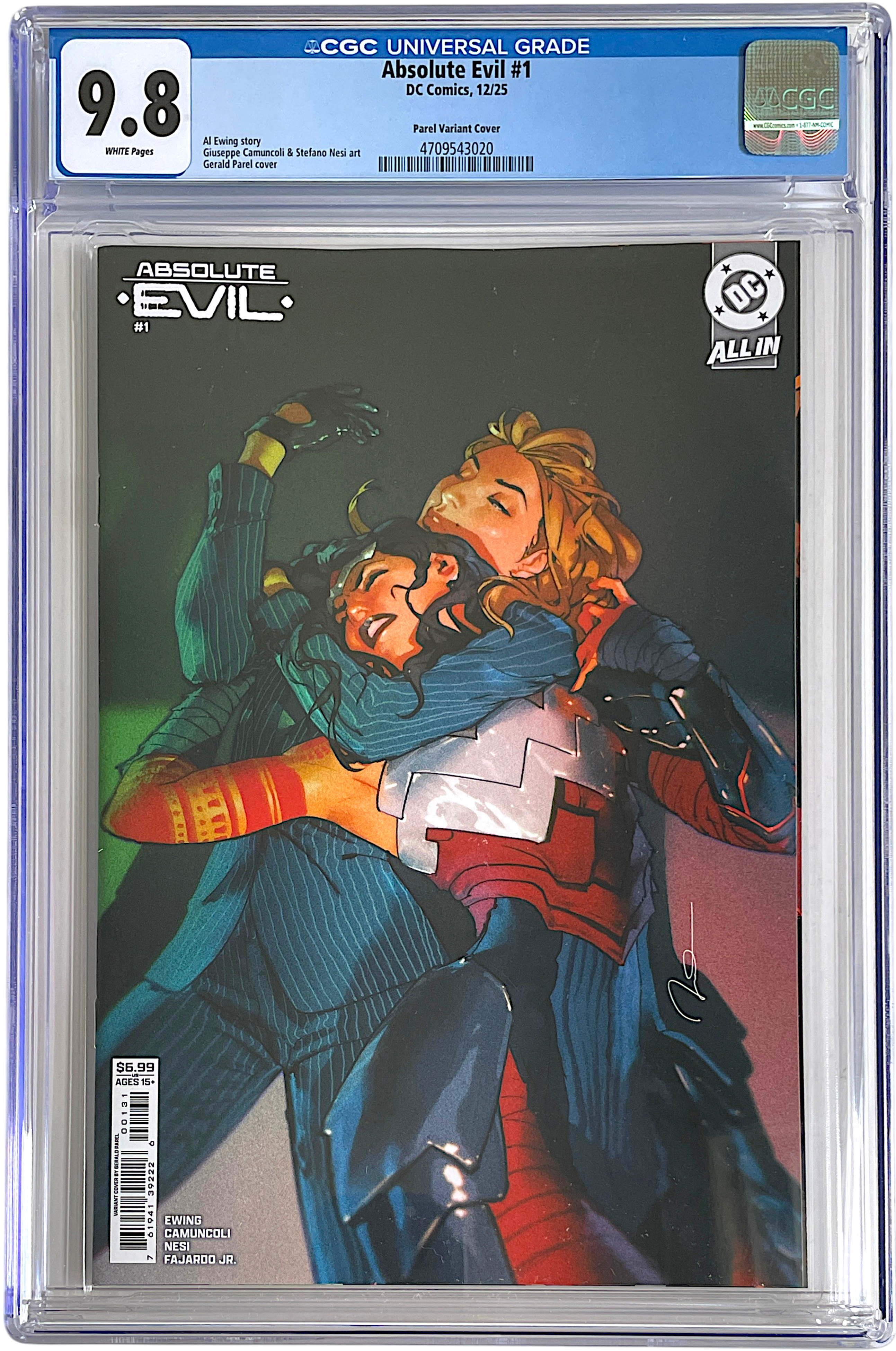 Absolute Evil 1 Parel Variant CGC 9.8 WH