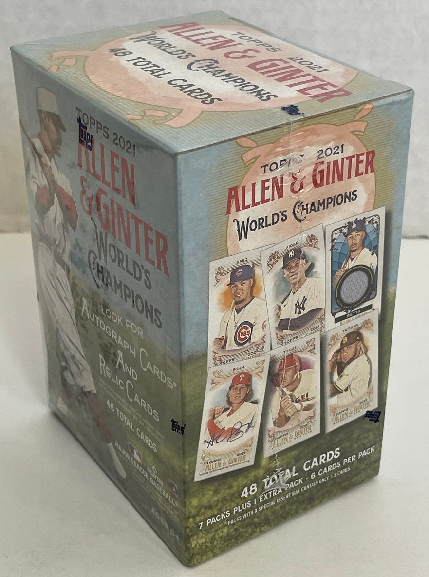 Thumbnail: 2021 Topps Allen & Ginter World’s Champions MLB Trading Card Blaster Box