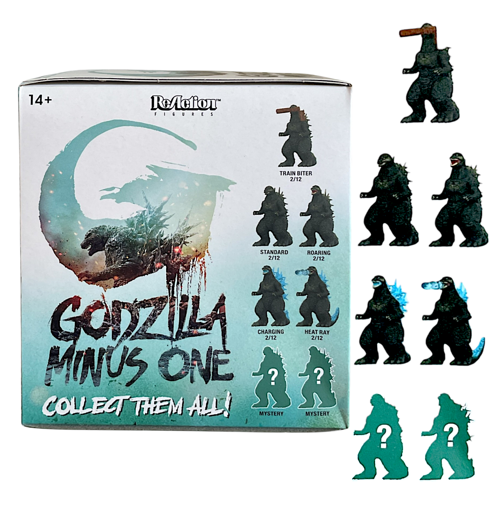 ReAction Mini Godzilla Minus One Collection Blind Box 1 Figure Per Box