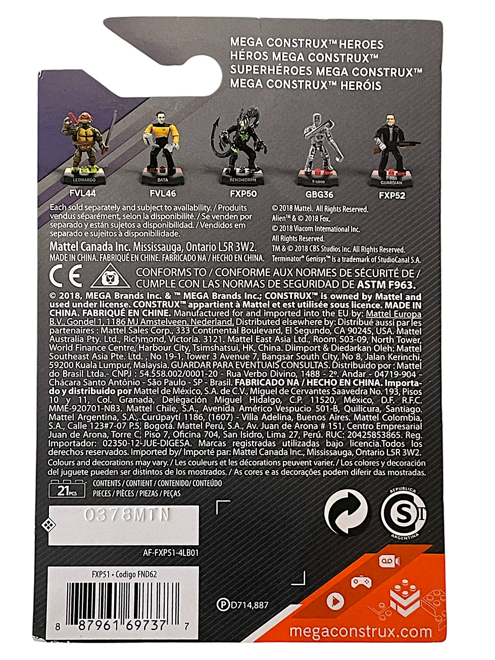 Thumbnail: Mega Construx Masters Of The Universe Faker Micro Action Figure