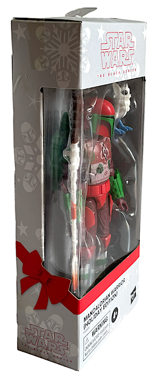 Thumbnail: Star Wars The Black Series  Mandalorian Warrior Holiday Edition