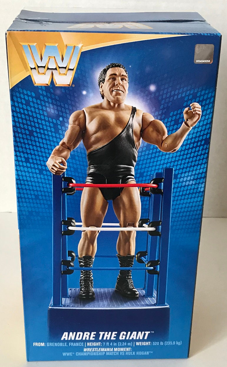 Thumbnail: WWE Wrestlemania Moments 6 Inch Andre The Giant In Ring Cart Figure