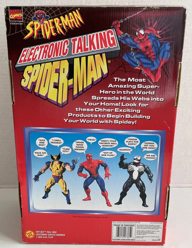 アメコミ SPIDER-MAN ELECTRONIC TALKING Toy Biz 1994 Marvel Comics Electronic Talking Spider Man