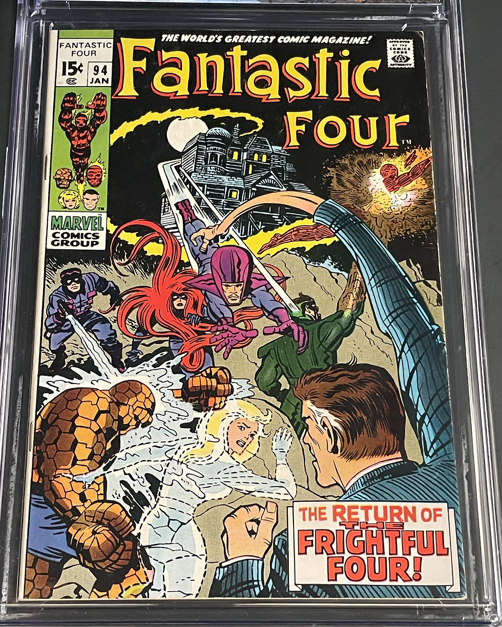 Thumbnail: Fantastic Four 94 CGC 8.5 Off-WH To WH Pages