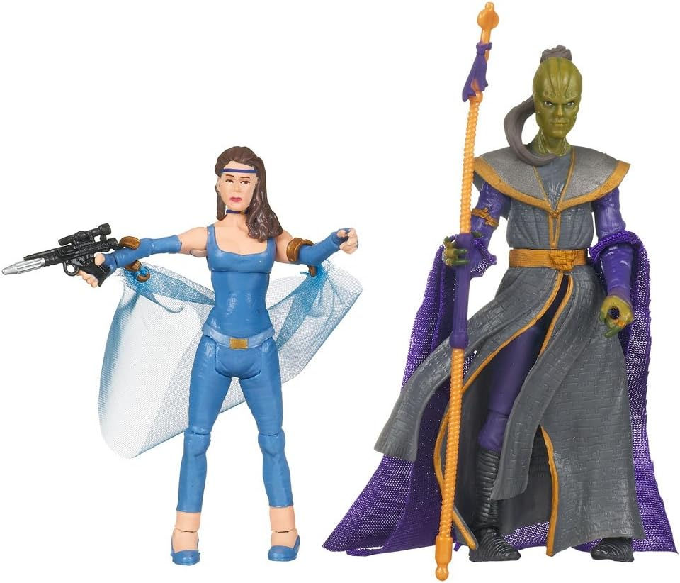 Thumbnail: 2008 Star Wars Comic Packs Leia Organa and Prince Xizo Partial Packaging