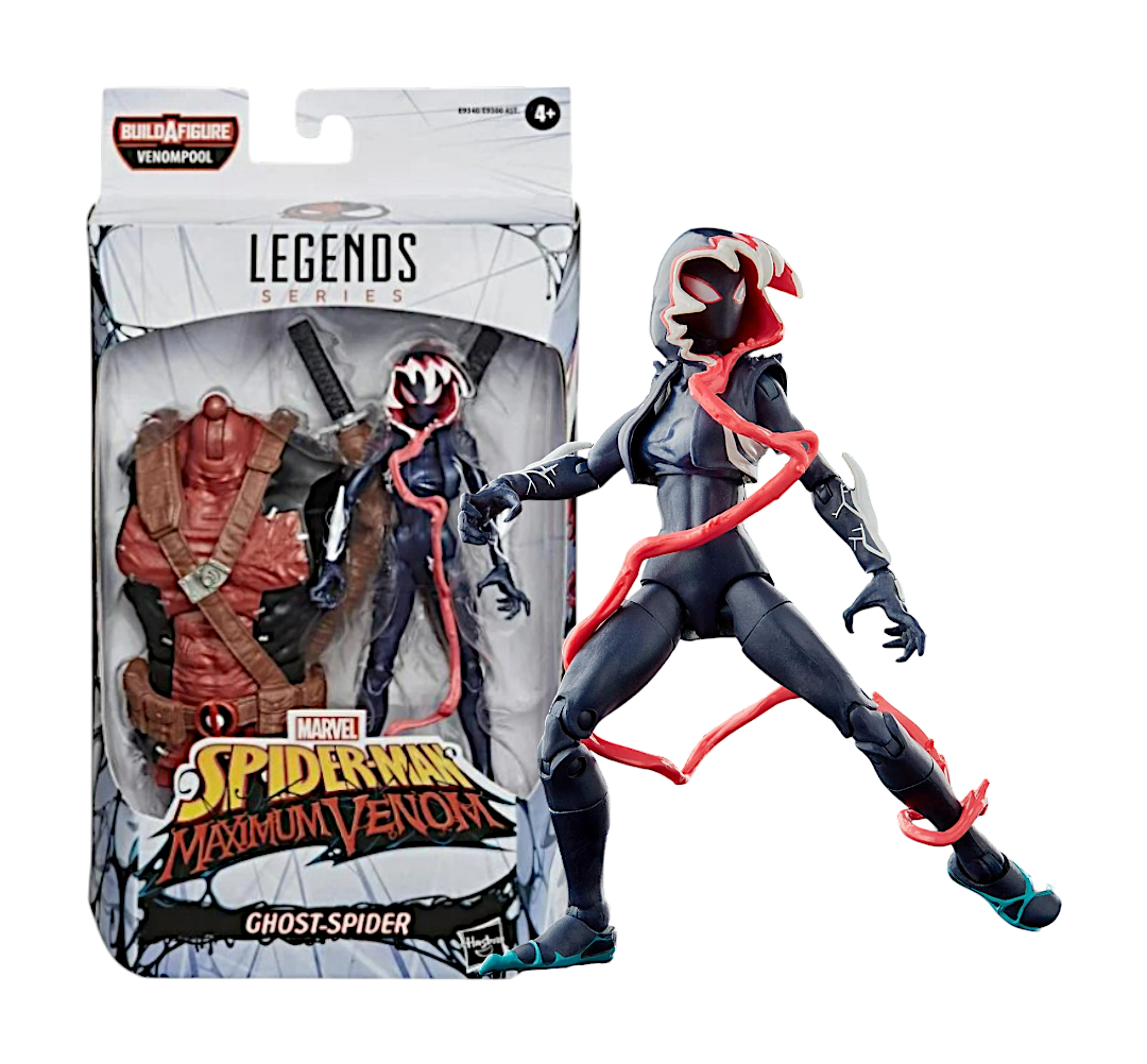 Marvel Lengends Series Spider-Man Maximum Venom Ghost-Spider Action Figure
