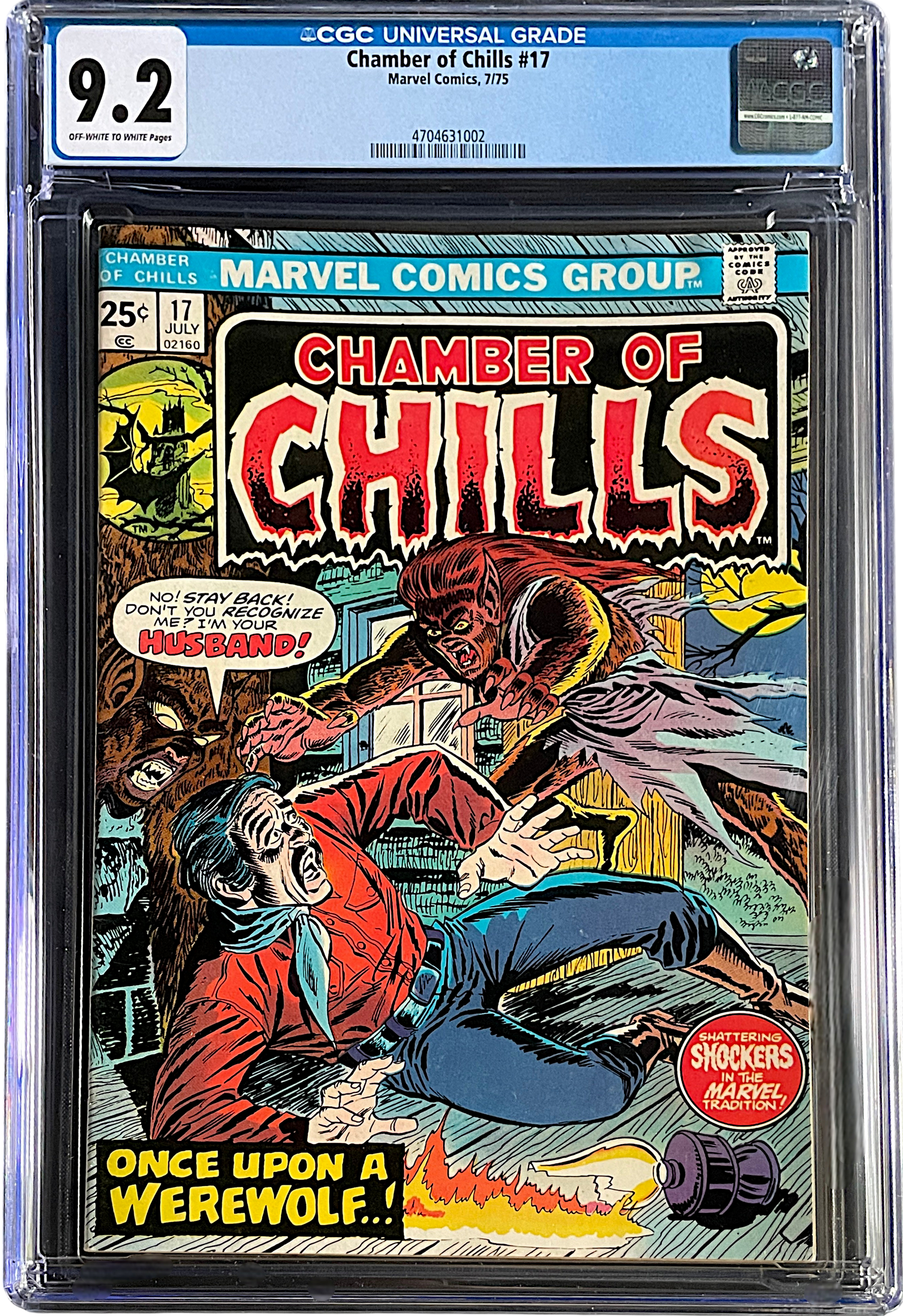 Chamber of Chills 17 CGC 9.2 OW to WH