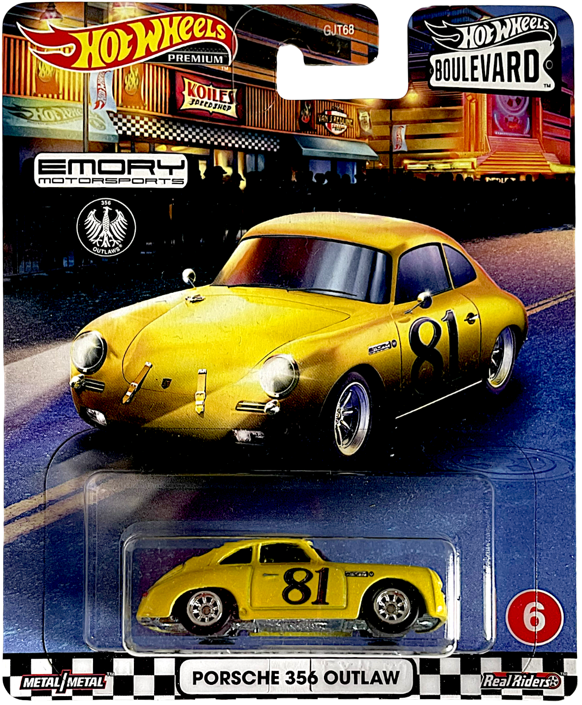 Hot Wheels Premium Porsche 356 Outlaw