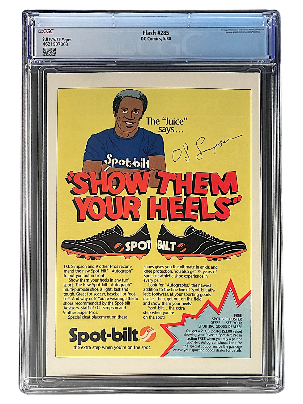 Thumbnail: Flash 285 CGC 9.8 WH