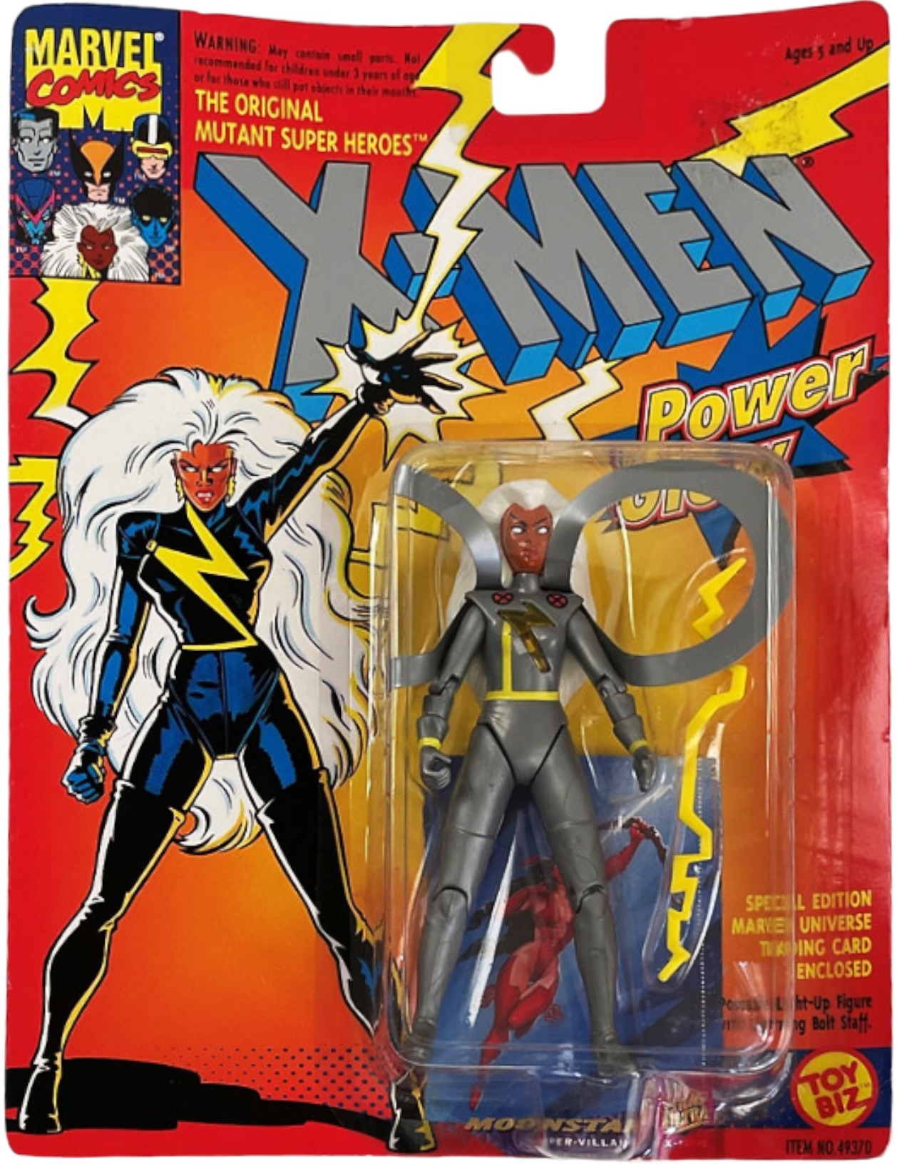 1993 Toy Biz X-Men Power Glow Storm Action Figure
