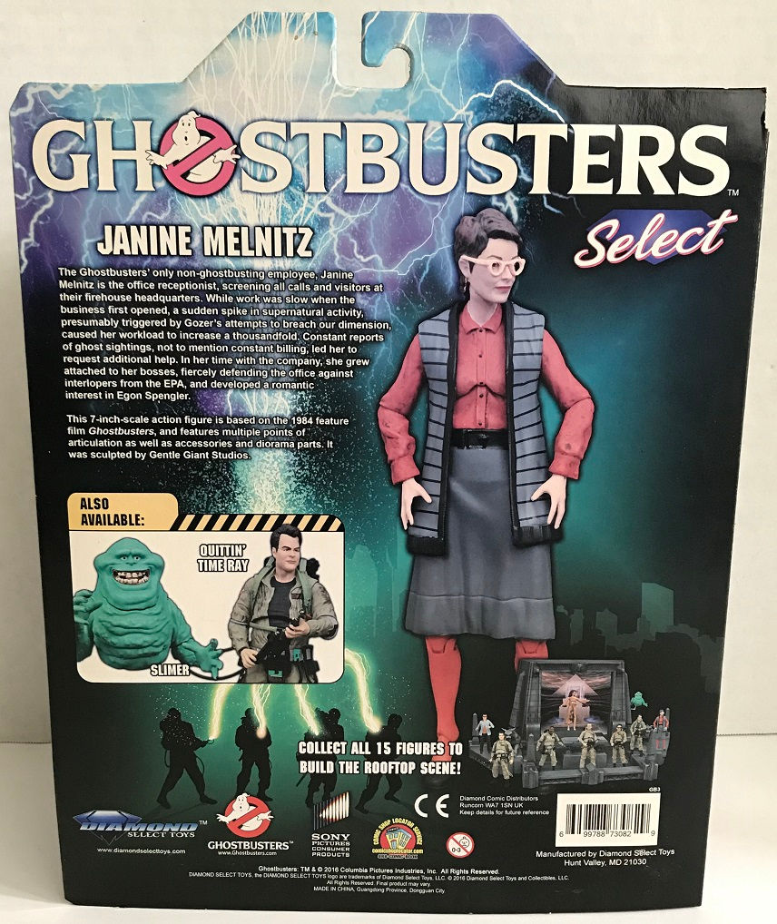 Thumbnail: Ghostbusters Diamond Select Toys Janine Melnitz Action Figure