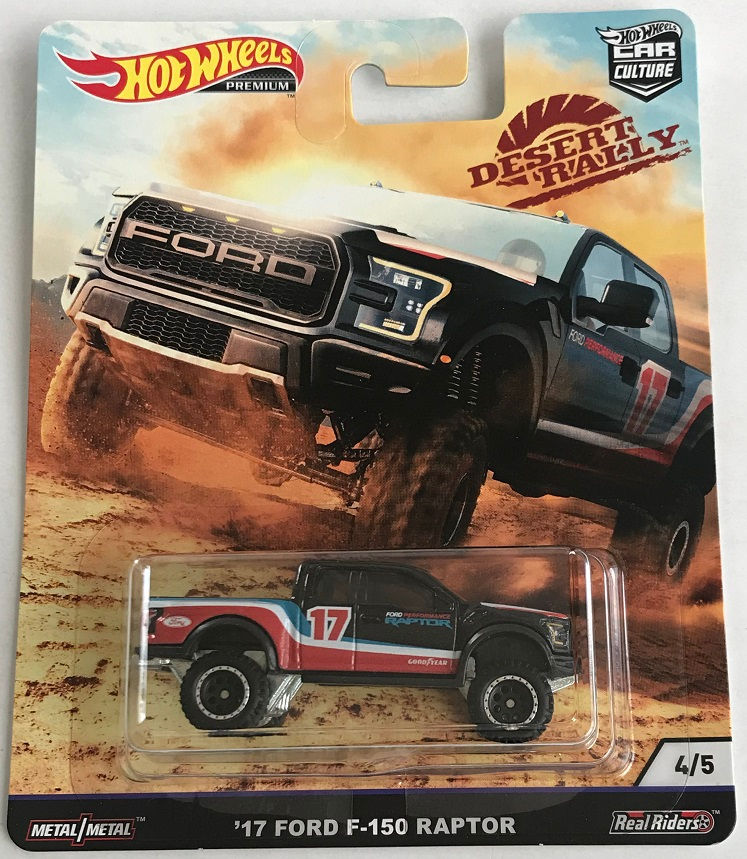 Thumbnail: Hot Wheels Car Culture Desert Rally '17 Ford F-150 Raptor