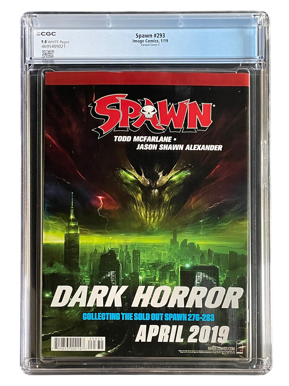 Thumbnail: Spawn 293 Jason Shawn Alexander Variant Cover C CGC 9.8 WH 2019