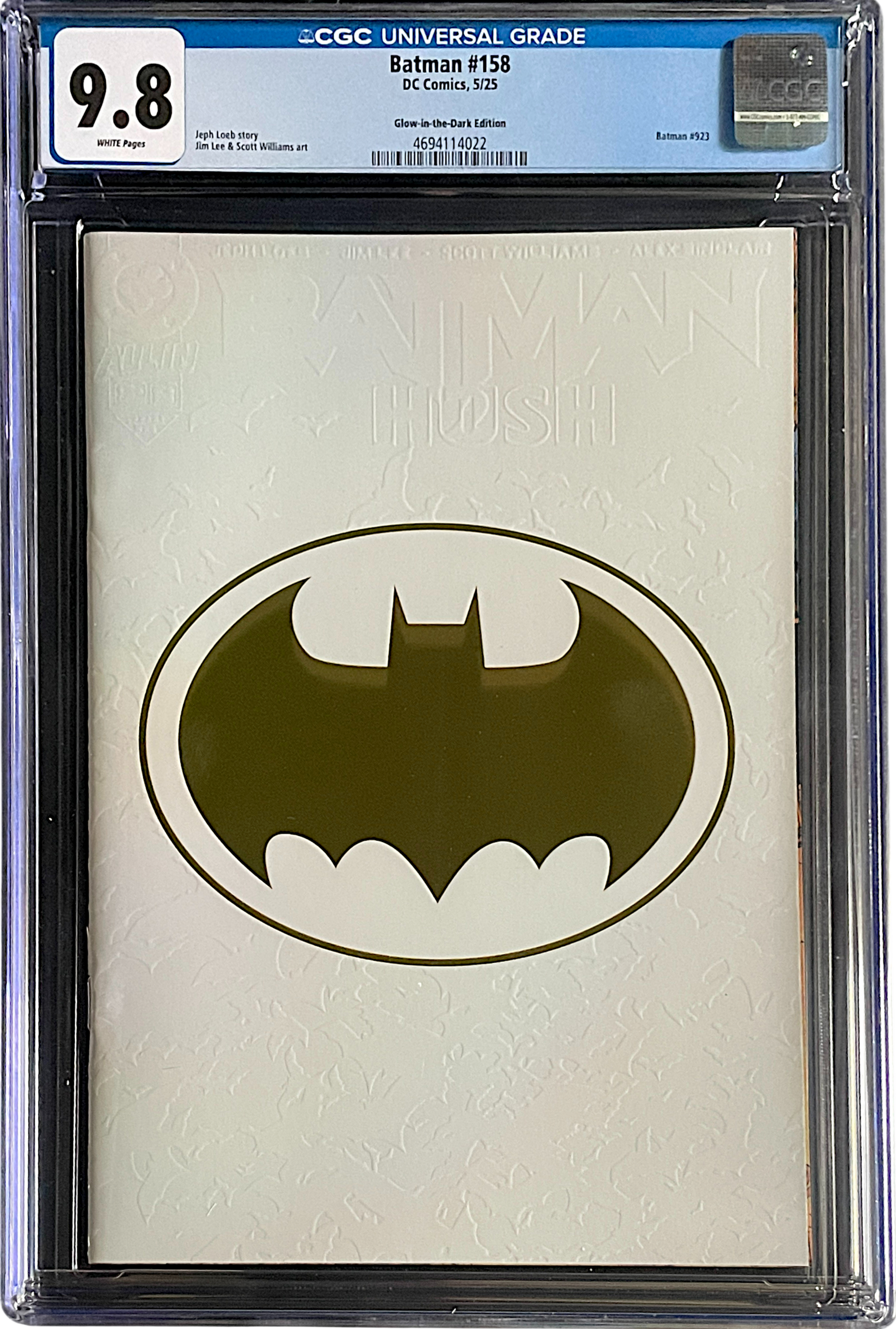 Batman 158 Glow-in-the-Dark Edition CGC 9.8 WH