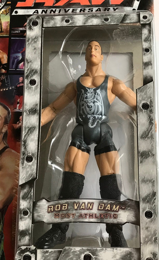 Thumbnail: 2003 WWE RAW Tenth Anniversary Wrestling Action Rob Van Dam Wrestling Figure