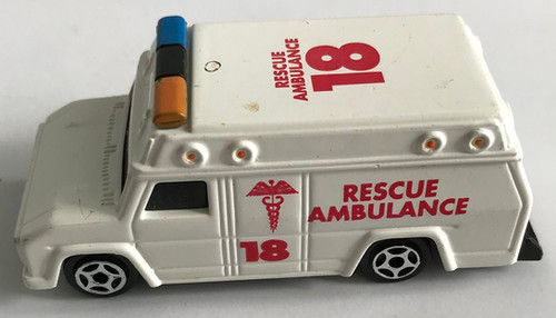 Vintage Hot Wheels Rescue Ambulance 18 Vehicle | VTG. COMICS AND TOYS
