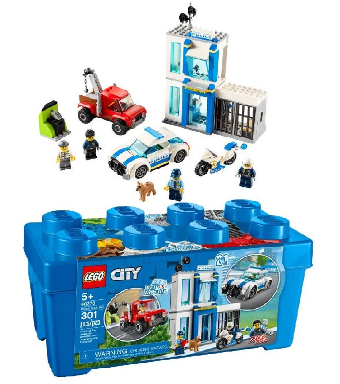 Lego City Build & Rebuild Police Brick Box 60270
