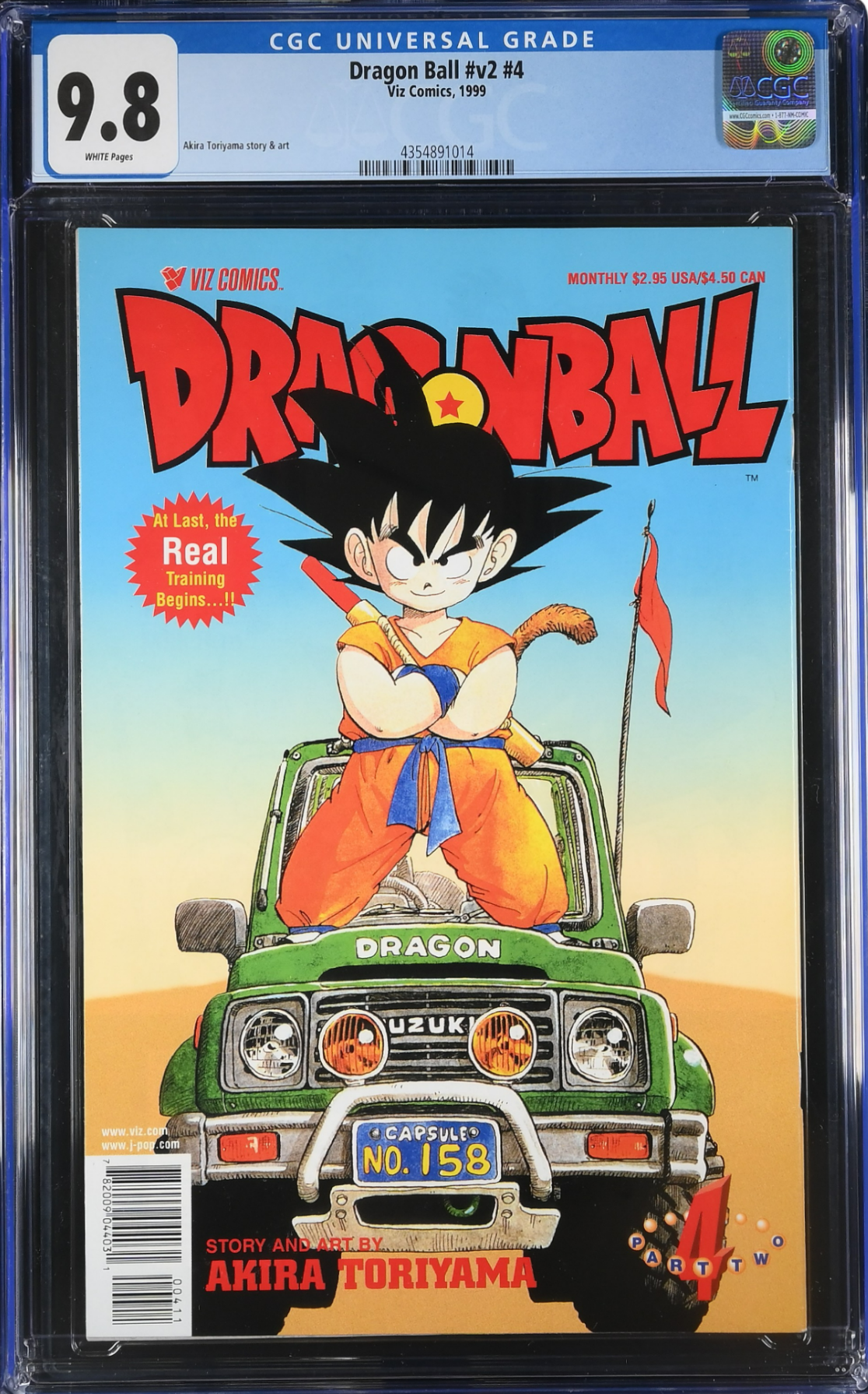 Dragon Ball 4 CGC 9.8 WH