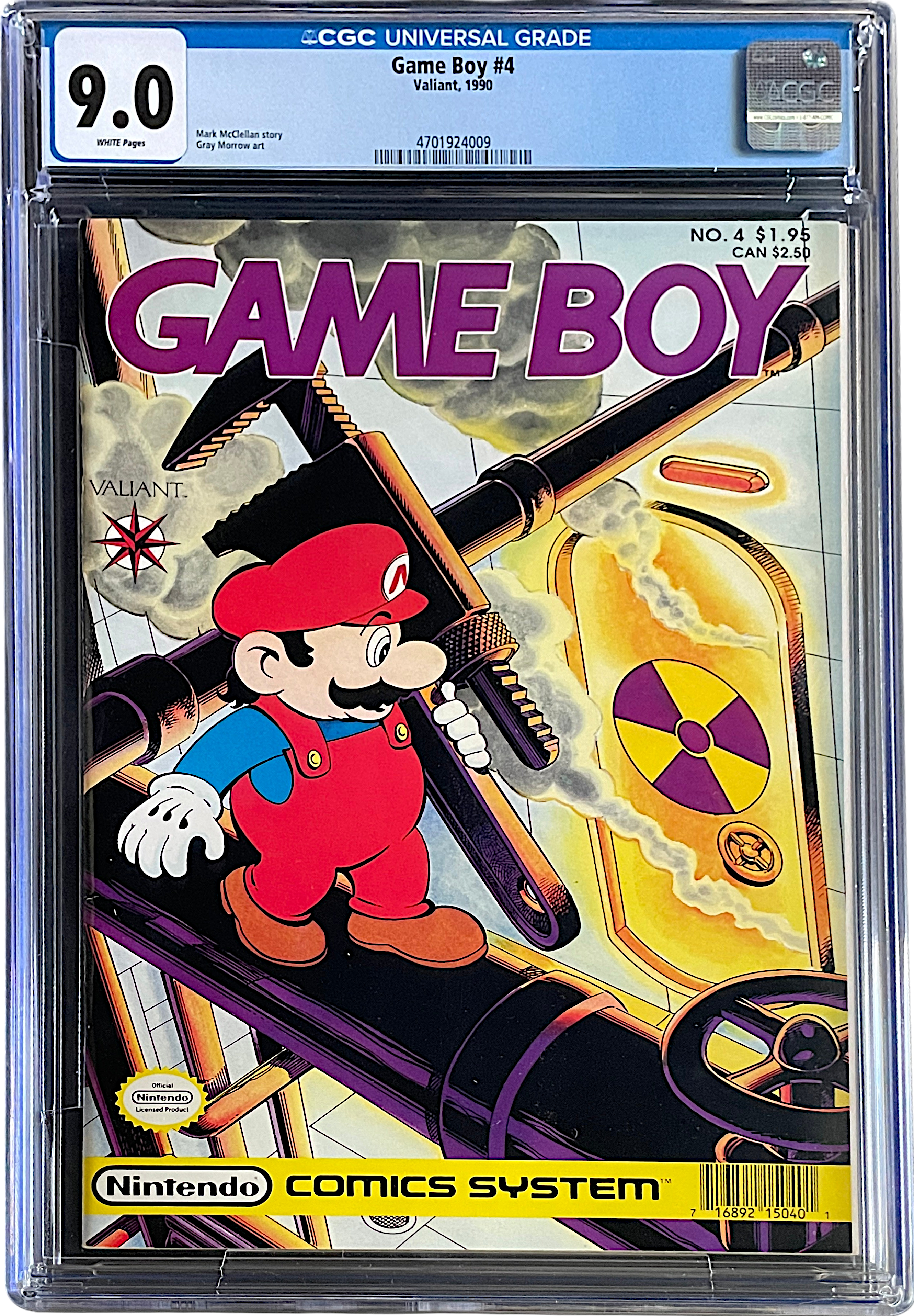 Gameboy 4 CGC 9.0 WH
