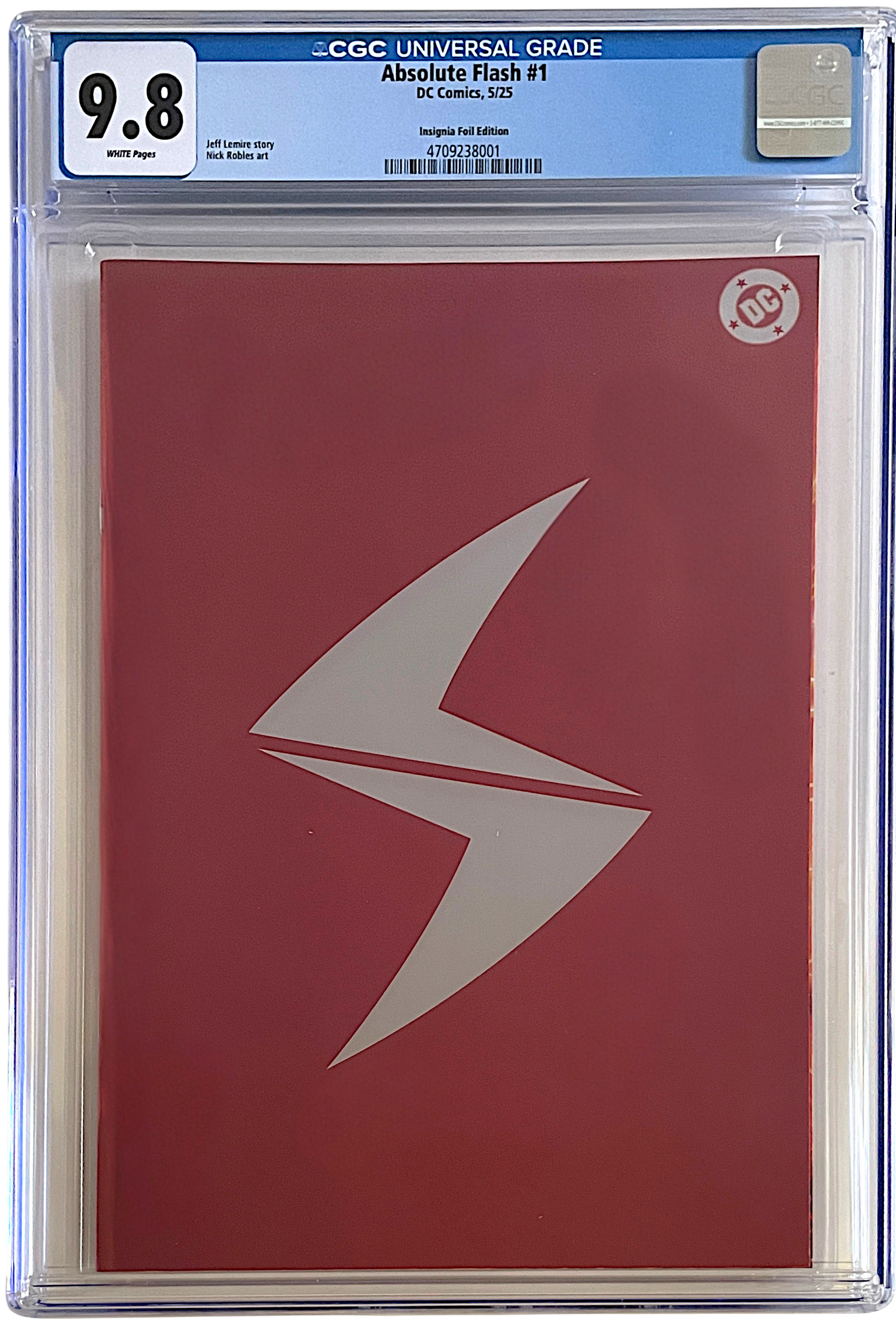 Absolute Flash 1 Insignia Foil Edition CGC 9.8 WH