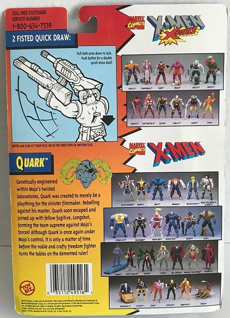Thumbnail: 1994 X-men X-Force The Original Mutant Super Heroes Quark - Toy Biz