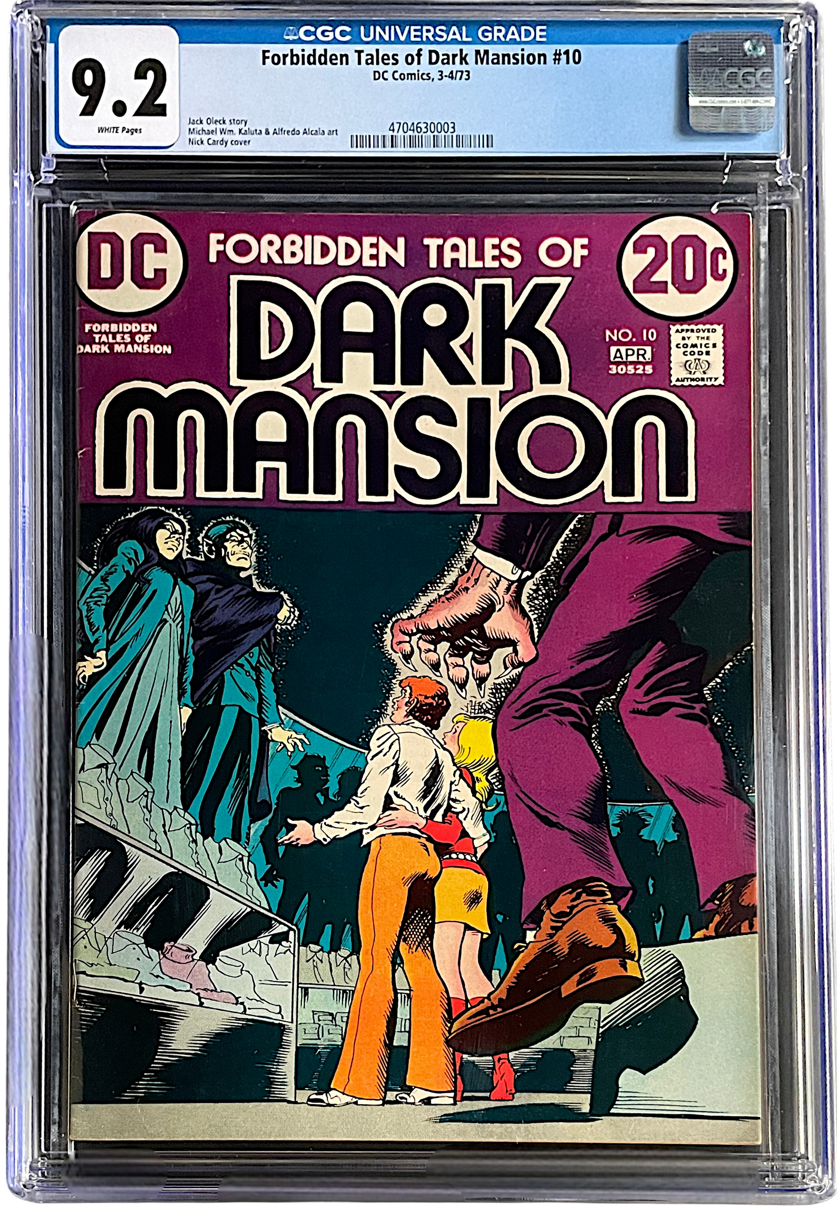 Forbidden Tales of Dark Mansion 10 CGC 9.2 WH